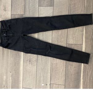 american eagle black jeggings size 0